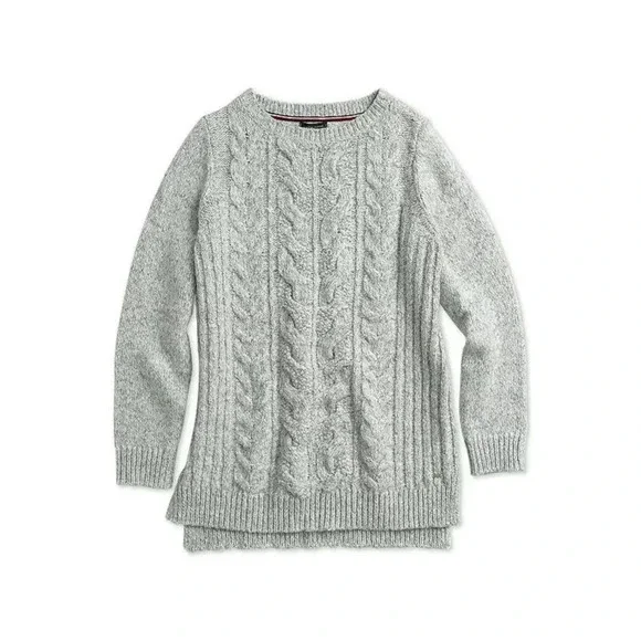 Tommy Hilfiger Adaptive Women's Cable-Knit Sweater with Wide Neck Size XS - Picture 1 of 12